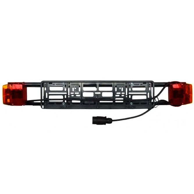 Adaptor/Placuta inmatriculare iluminata Amos-Bis, 7 pini