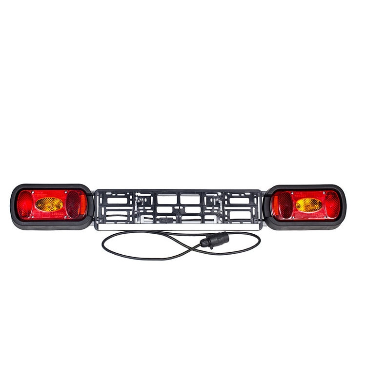 Adaptor/Placuta inmatriculare iluminata Amos-Bis, 7 pini