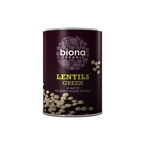 Linte Verde in Suc Propriu Bio Biona 400gr