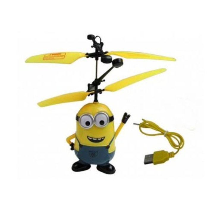 Jucarie zburatoare, Despicable ME, Galben, 3+