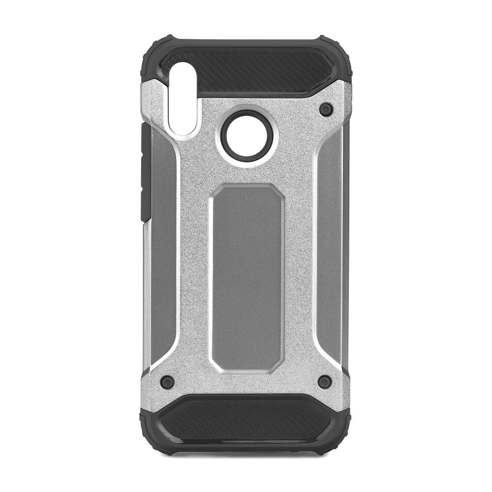 Husa SuperProtect Plastic, Armor, Gri, rezistenta la socuri, anti-alunecare, anti-zgarieturi, rezistenta la uzura, Huawei P20 Lite