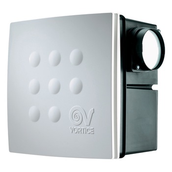 Ventilator VORTICE Vort Quadro Micro 100 I, long-life, incastrabil, 2 viteze, alb, 75-110 m3/h Ventilator VORTICE Vort Quadro Micro 100 I, long-life, incastrabil, 2 viteze, alb, 75-110 m3/h