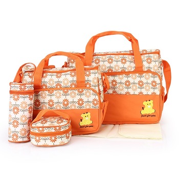 Geanta pentru mamici Mama Bag Emilia Portocaliu Geanta pentru mamici Mama Bag Emilia Portocaliu
