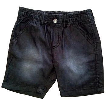 Pantaloni scurti copii , 100%bbc , negru/prespalat , 5/6ani , 110/116cm Pantaloni scurti copii , 100%bbc , negru/prespalat , 5/6ani , 110/116cm