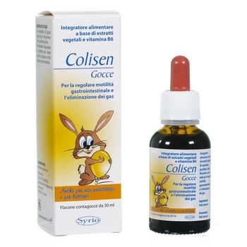 Supliment picaturi pentru colici intestinale, COLISEN, pentru nou nascuti si copii mici, 30 ml Supliment picaturi pentru colici intestinale, COLISEN, pentru nou nascuti si copii mici, 30 ml