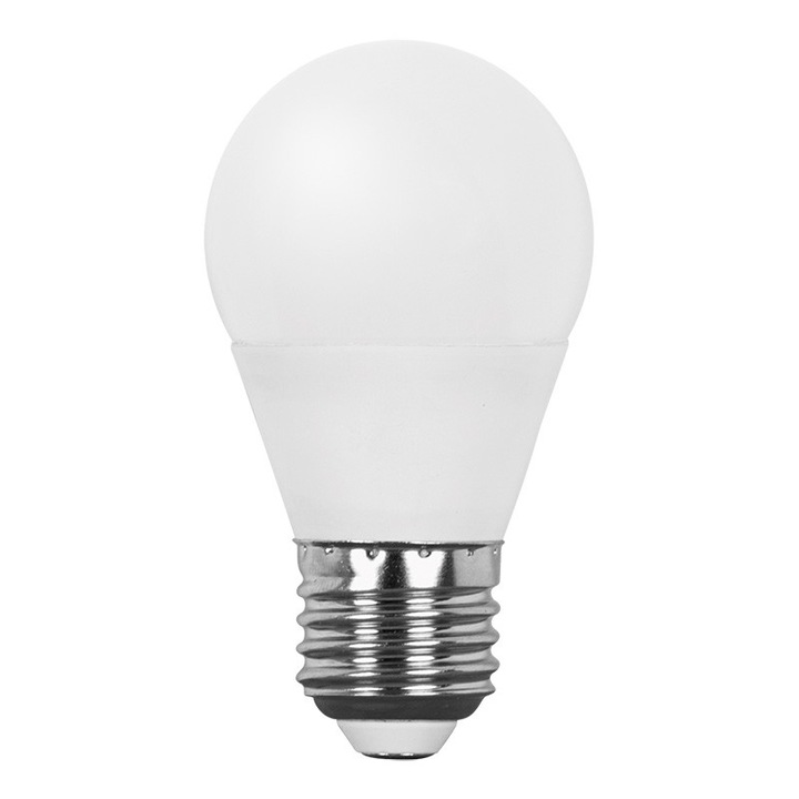 LED крушка Ultralux 7W, E27, 2700K, 220V, топла светлина светлина