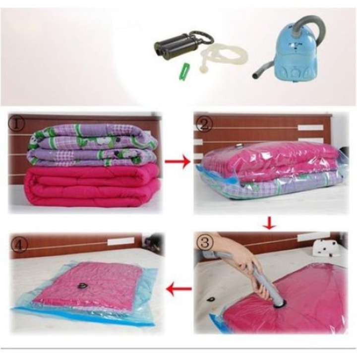 Set 2 saci de vidat 60 x 80 cm, ASHOP