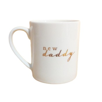 Cana din portelan, Bambino by Juliana, alba, cu text auriu  Cana din portelan, Bambino by Juliana, alba, cu text auriu