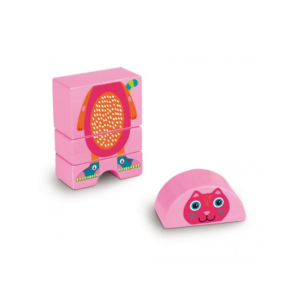 Jucarie interactiva Oops Jerry figurina magnet din lemn 19cm