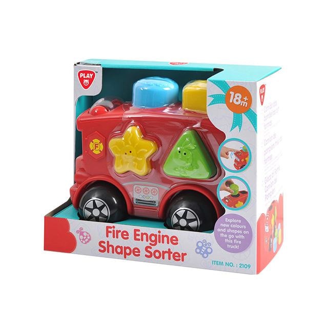 Jucarie interactiva Playgo: Masina de pompieri