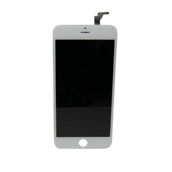 Display Original Apple iPhone 6 G Retina, ansamblu ecran IPS LCD / touchscreen / rama, alb