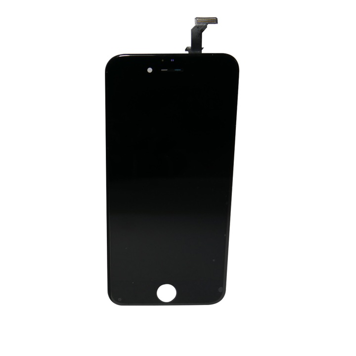 Display Original Apple iPhone 6 Plus Retina, ansamblu ecran IPS LCD / touchscreen / rama, negru