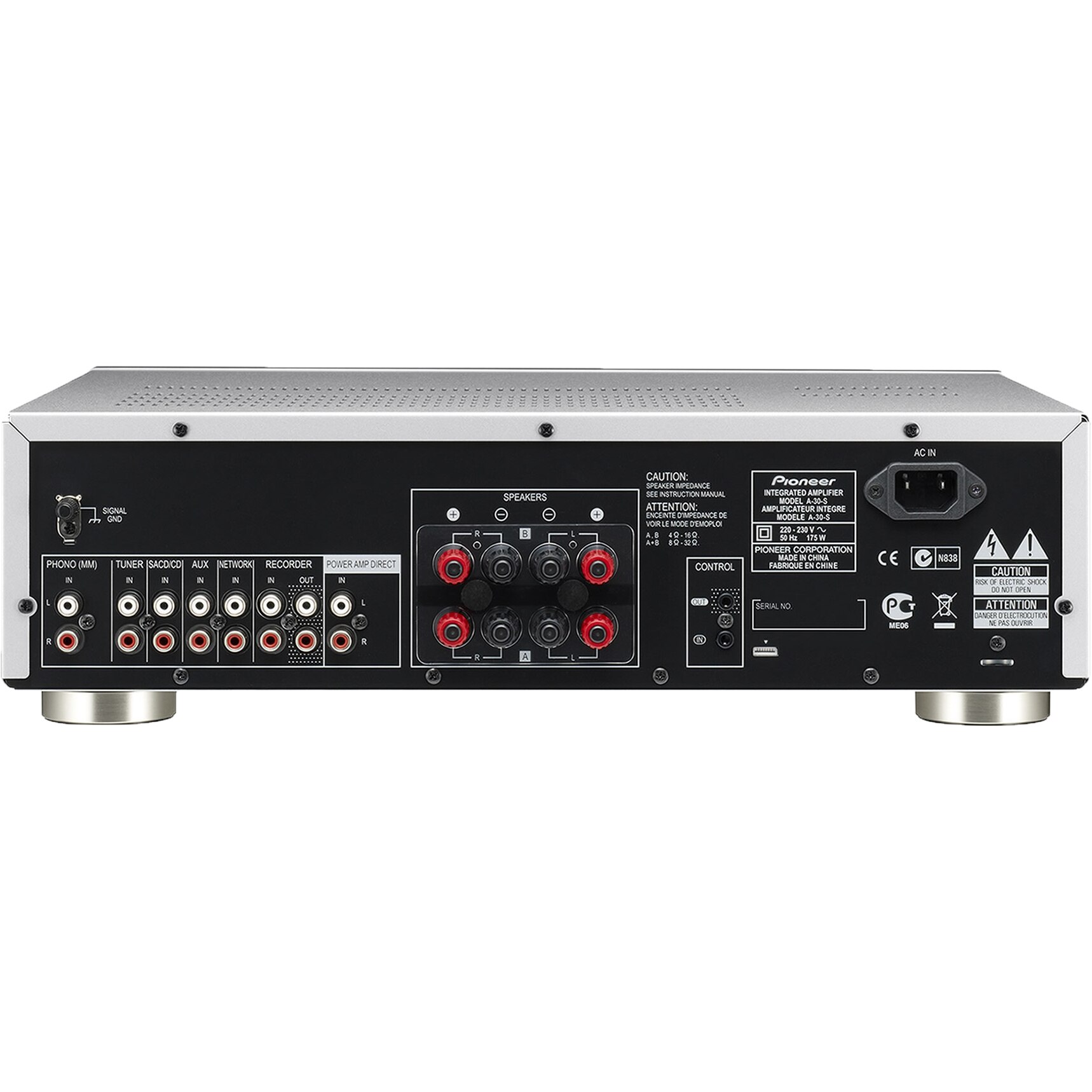 Amplificator Pioneer A-30-S, 2.0, 140W RMS, Argintiu - eMAG.ro