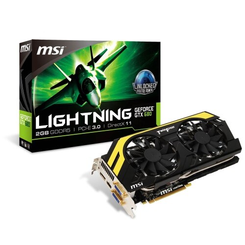 Placa video MSI NVIDIA GeForce GTX 680 TriFrozr LIGHTNING, 2048MB