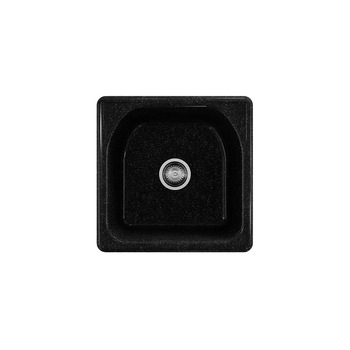 Pachet Chiuveta de bucatarie cu o cuva Fat si baterie monocomanda Black Metallic ,92108, 510 x 510 mm,culoare ,Culoare Galaxy Black Pachet Chiuveta de bucatarie cu o cuva Fat si baterie monocomanda Black Metallic ,92108, 510 x 510 mm,culoare ,Culoare Galaxy Black