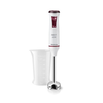Mixer vertical Taurus Robot 600 inox. 600W, 20 trepte de viteza,pahar gradat.Alb Mixer vertical Taurus Robot 600 inox. 600W, 20 trepte de viteza,pahar gradat.Alb