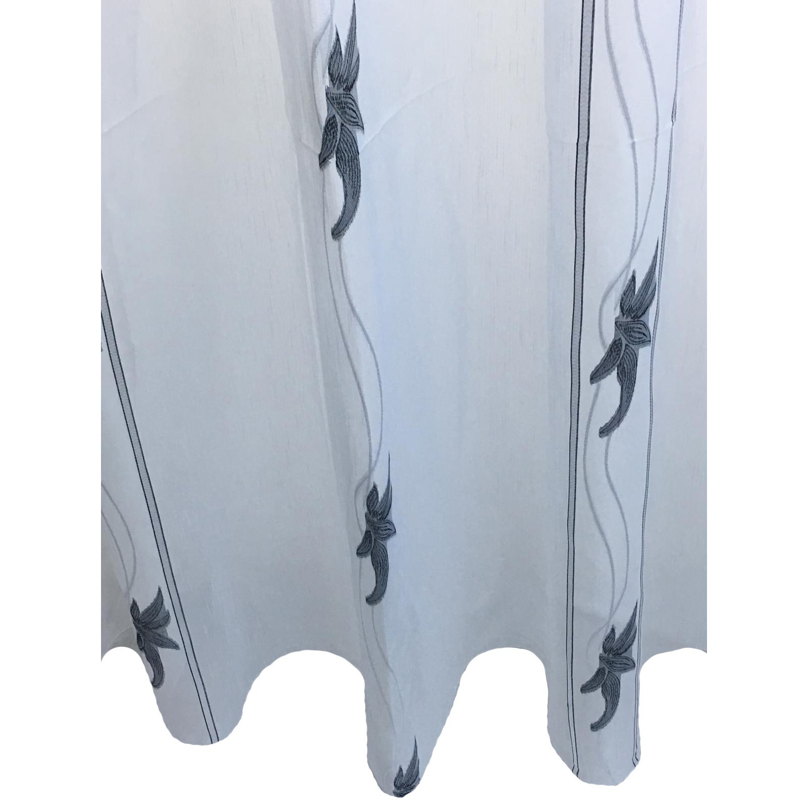 Perdea alba 500x245cm cu rejansa by Liz Line - RD175