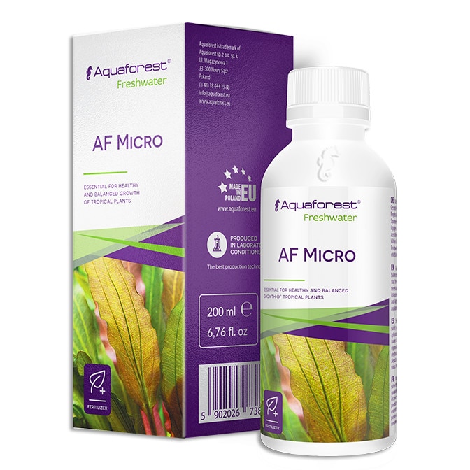 Fertilizant Aquaforest AF Micro pentru Plantele de Acvariu, 200ml