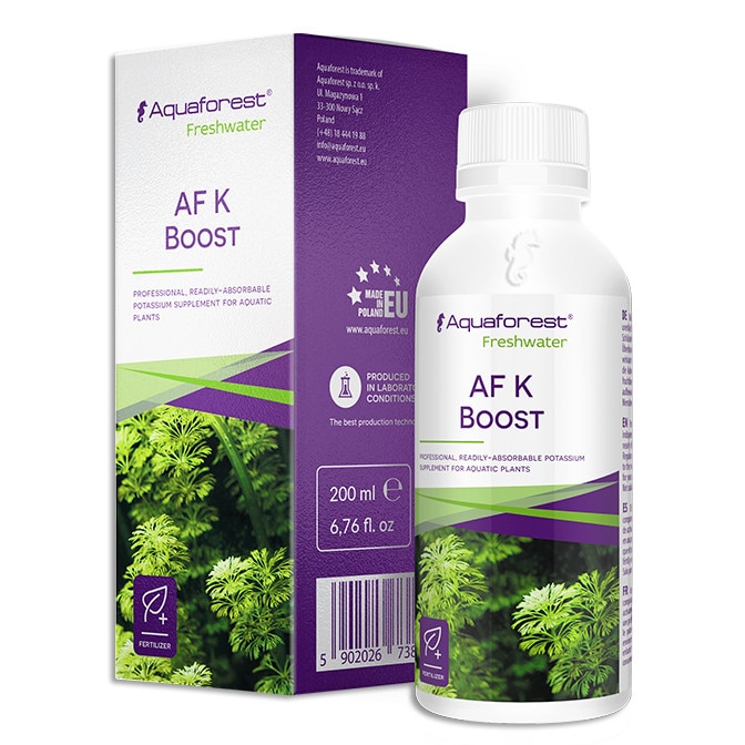 Fertilizant Aquaforest AF K Boost pentru Plantele de Acvariu, 200ml