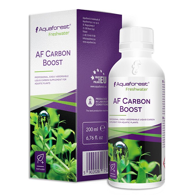 Fertilizant Aquaforest AF Carbon Boost pentru Plantele de Acvariu, 200ml