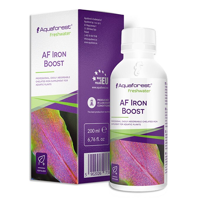 Fertilizant Aquaforest AF Iron Boost pentru Plantele de Acvariu, 200ml
