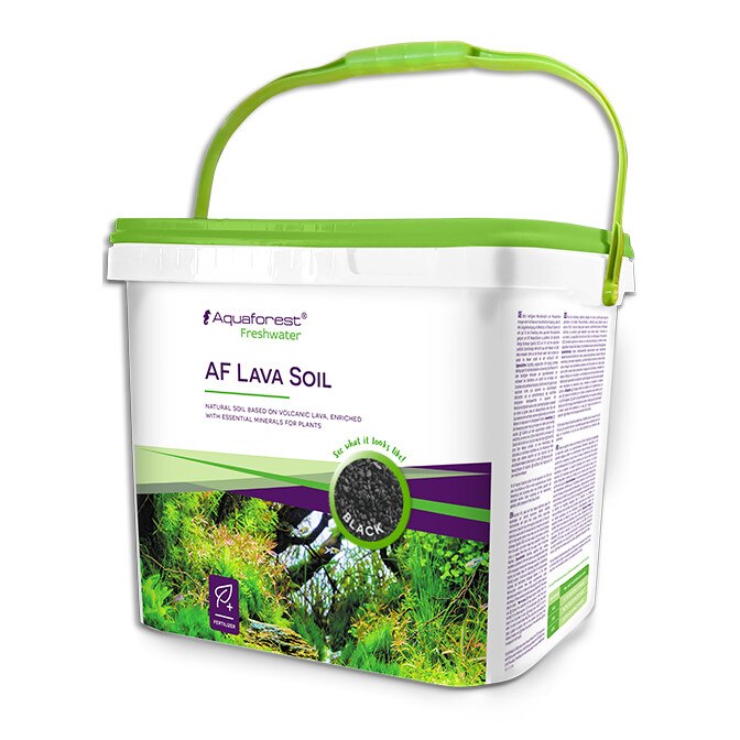 Substrat Aquaforest Lava Soil negru, 5L