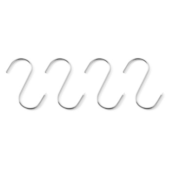 Carlige macelarie, inox, set de 4 bucati, 130x5 mm, Hendi Carlige macelarie, inox, set de 4 bucati, 130x5 mm, Hendi