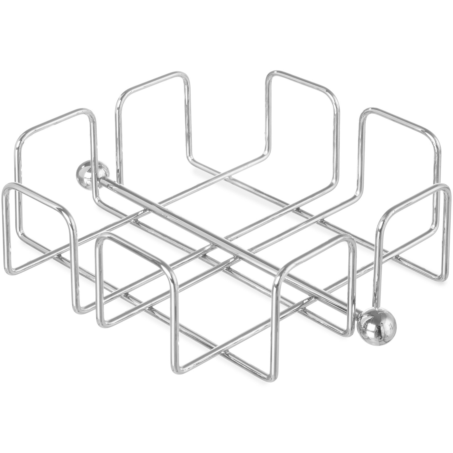 Suport servetele, otel cromat, 190x190x(H)65 mm, Hendi