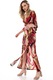 Rochie multicolora, ROH, maxi cu cordon, 40