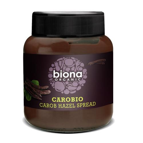 Crema Tartinabila Carobio cu Alune Padure si Carob Bio Biona 350gr