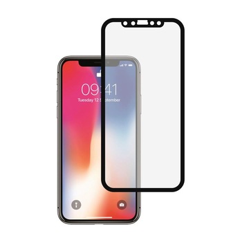 Folie Sticla BlueStar pentru iPhone 11 Pro & iPhone X & iPhone XS, 5D, Full Cover (acopera tot ecranul), Full Glue, Negru Folie Sticla BlueStar pentru iPhone 11 Pro & iPhone X & iPhone XS, 5D, Full Cover (acopera tot ecranul), Full Glue, Negru