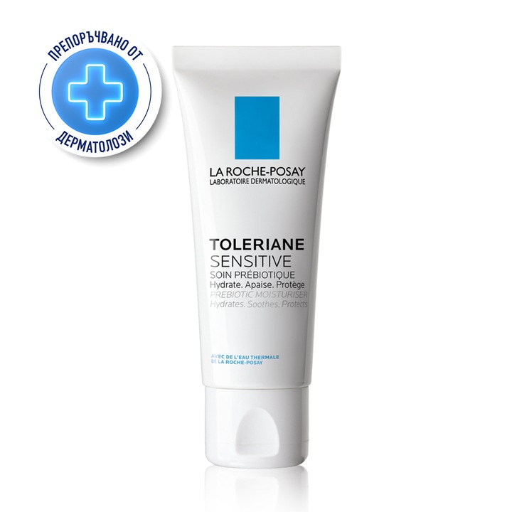 Крем La Roche-Posay Toleriane Sensitive, Хидратиращ, Пребиотичен, 40 мл