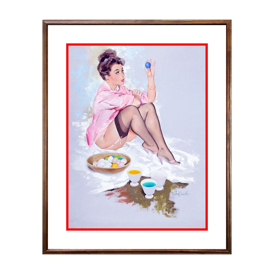 Tablou Poster, Vintage Pin-Up - VP-108, 40 x 50 cm