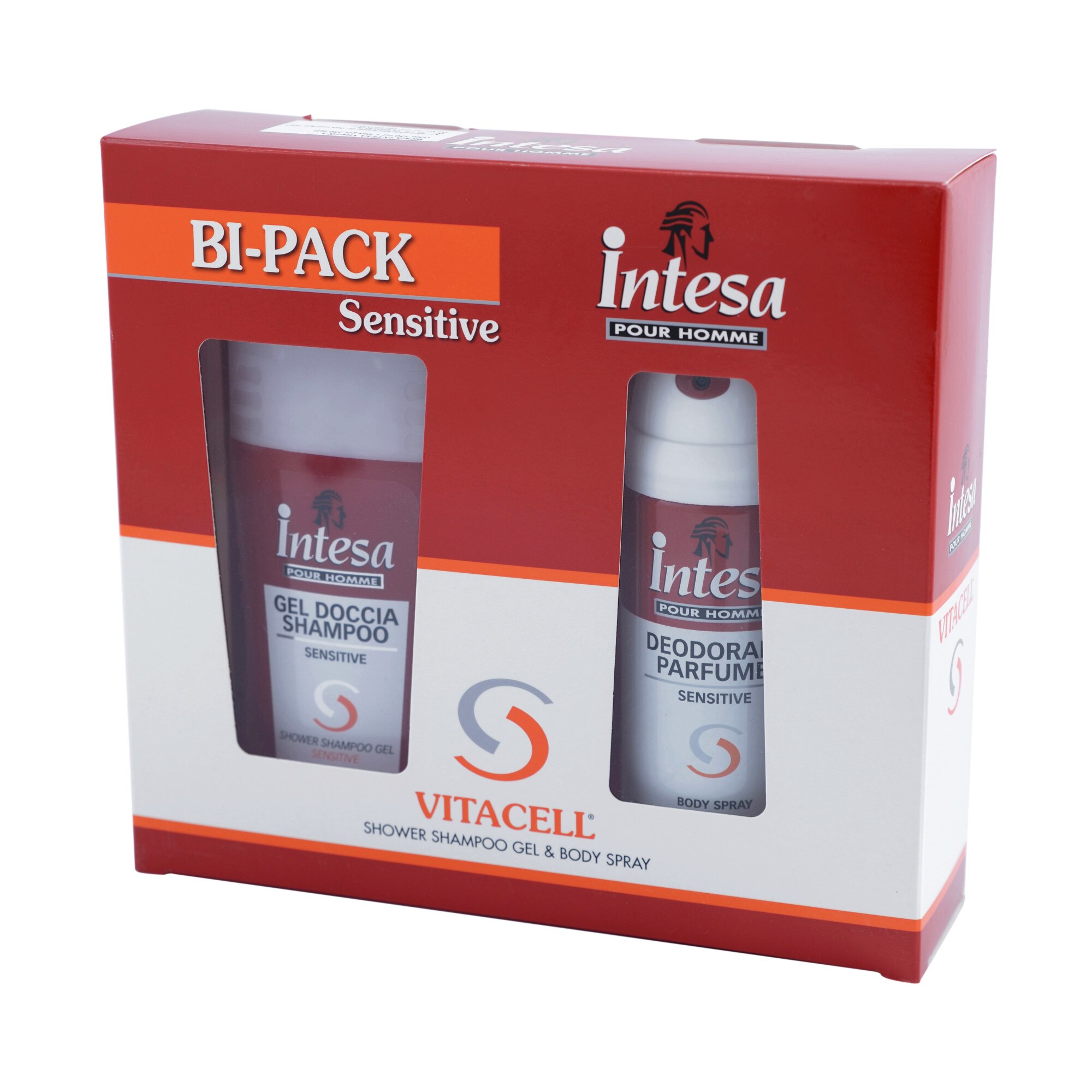 Intesa Pour Homme Gel Doccia Shampoo Sensitive Vitacell 250ml