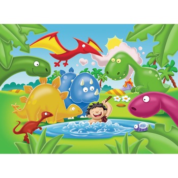 Puzzle Ravensburger - Dinozauri, 12 piese (05611) Puzzle Ravensburger - Dinozauri, 12 piese (05611)