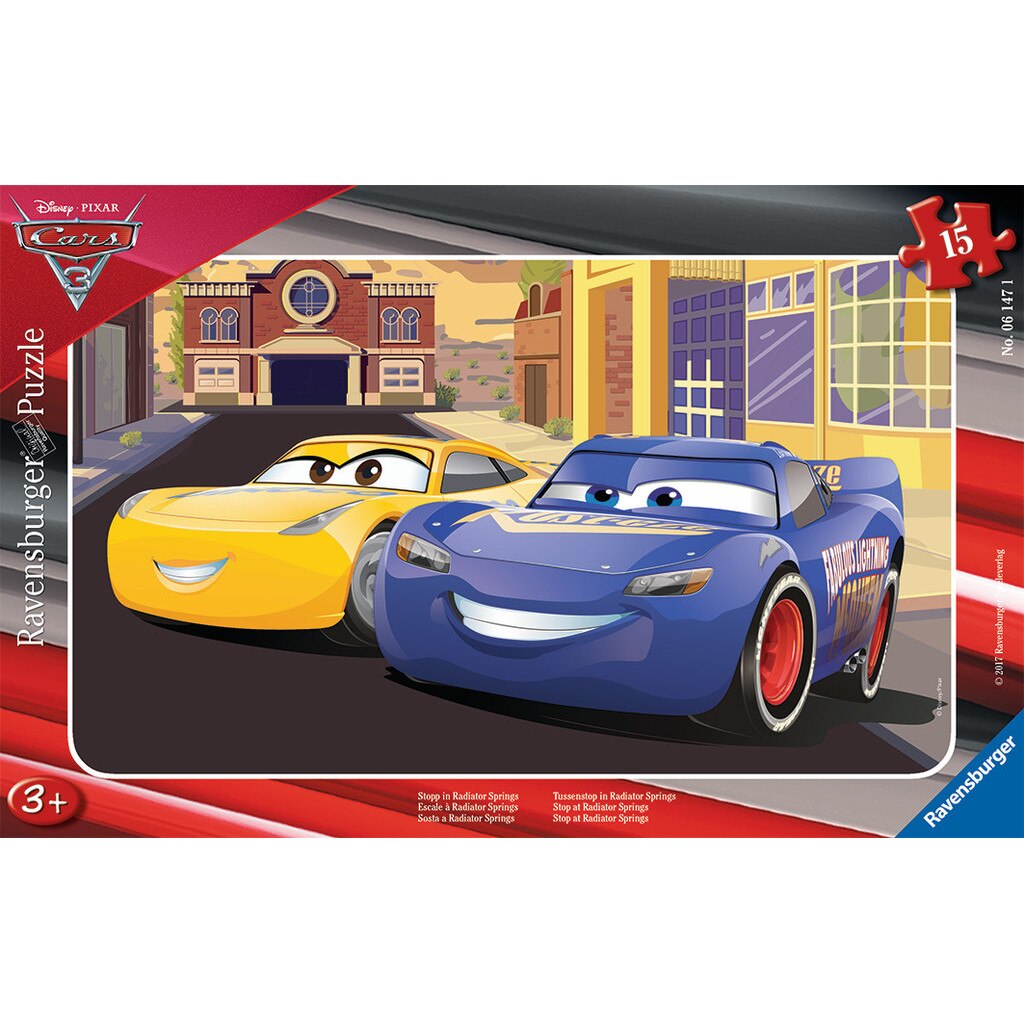 Puzzle Ravensburger - Cars 3, 15 piese (06147)