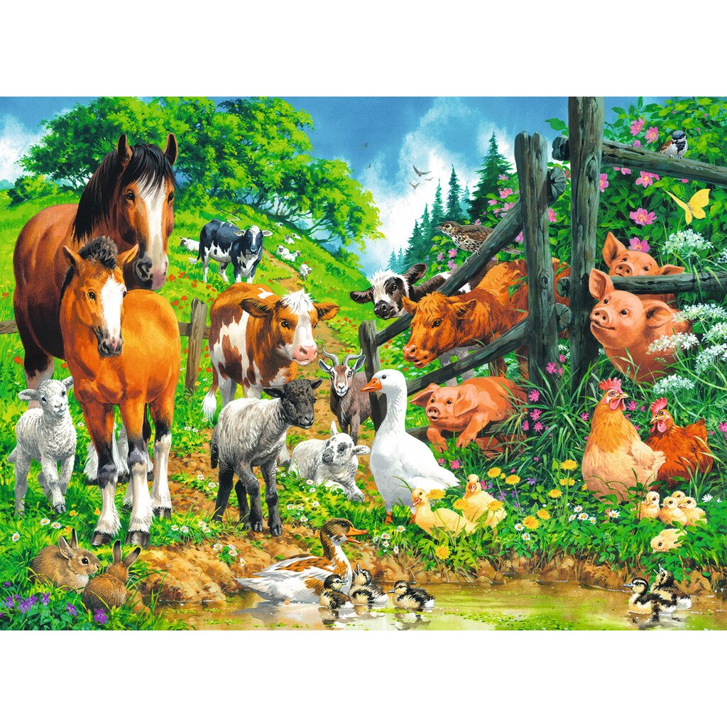 Puzzle Ravensburger - Animale, 100 piese (10689)