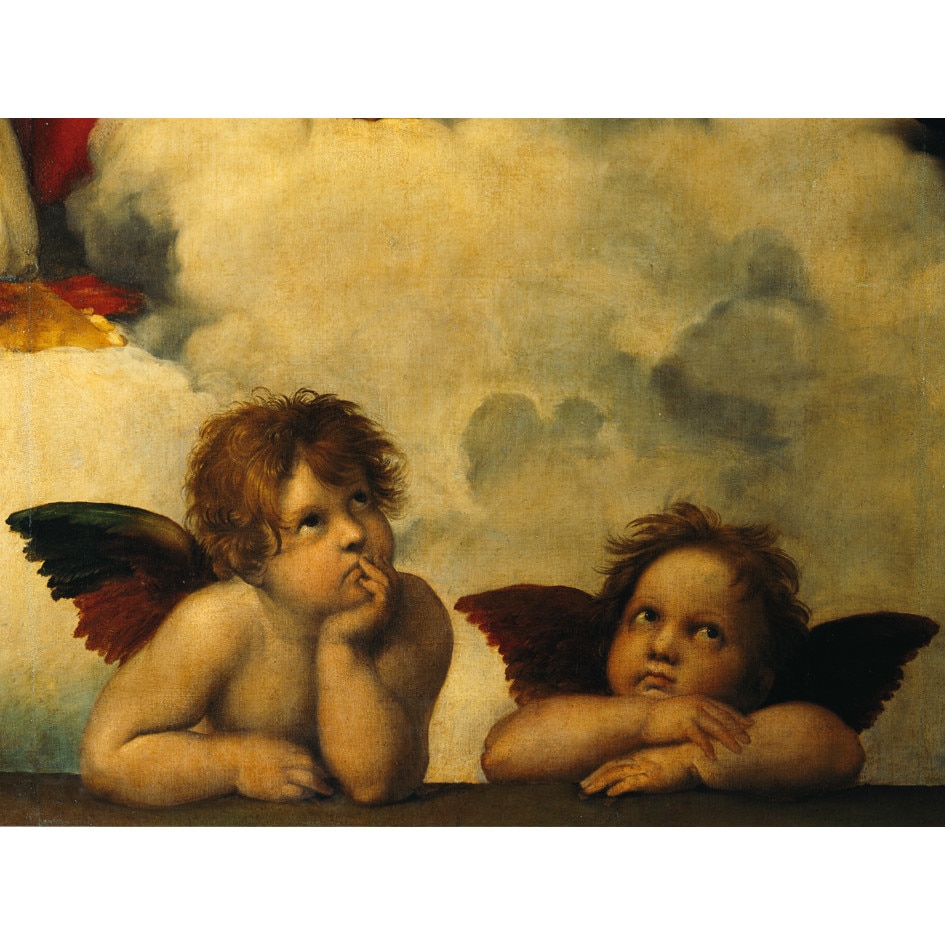 Puzzle Ravensburger - Raffaello, Two Angels, 1.000 piese (15544)