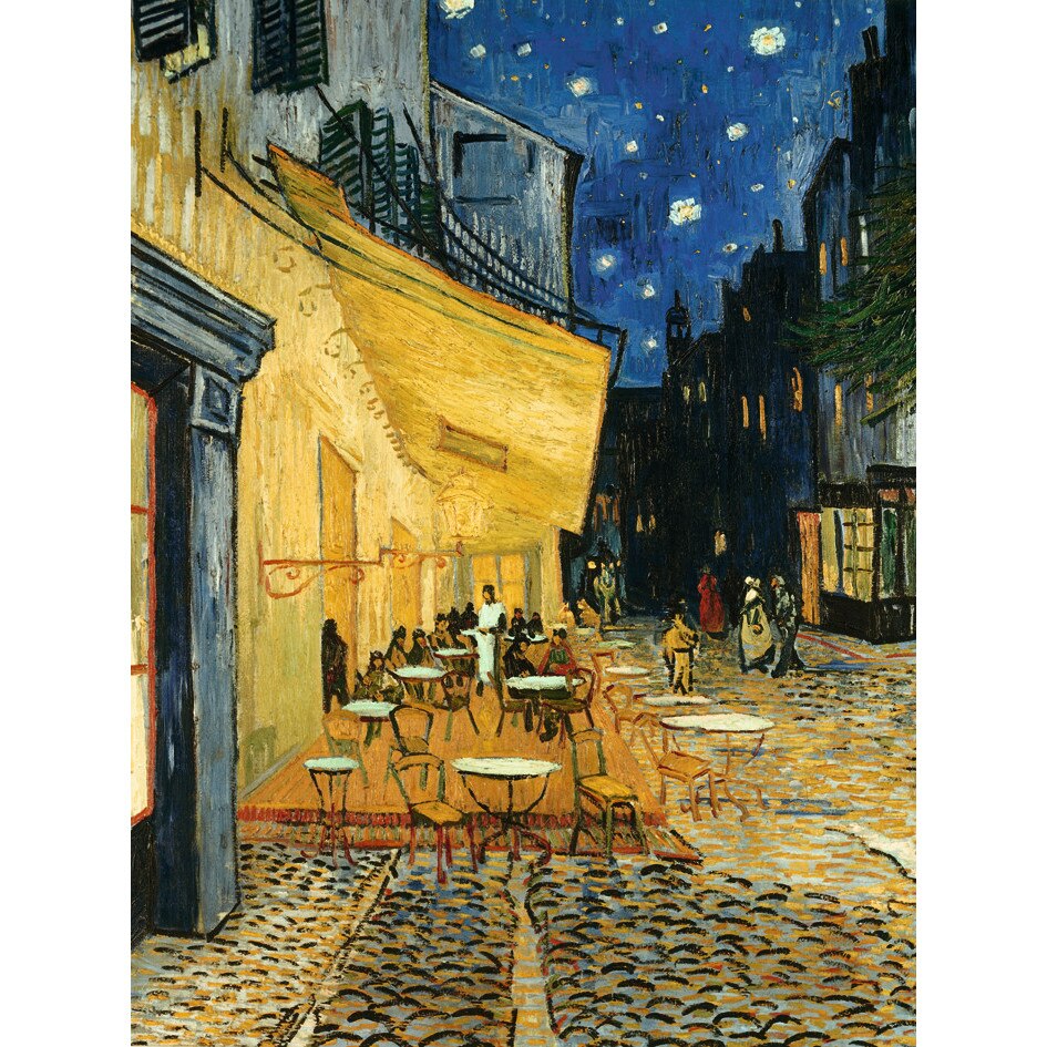 Puzzle Ravensburger - Vincent Van Gogh, Cafe At Night, 1.000 piese (15373)
