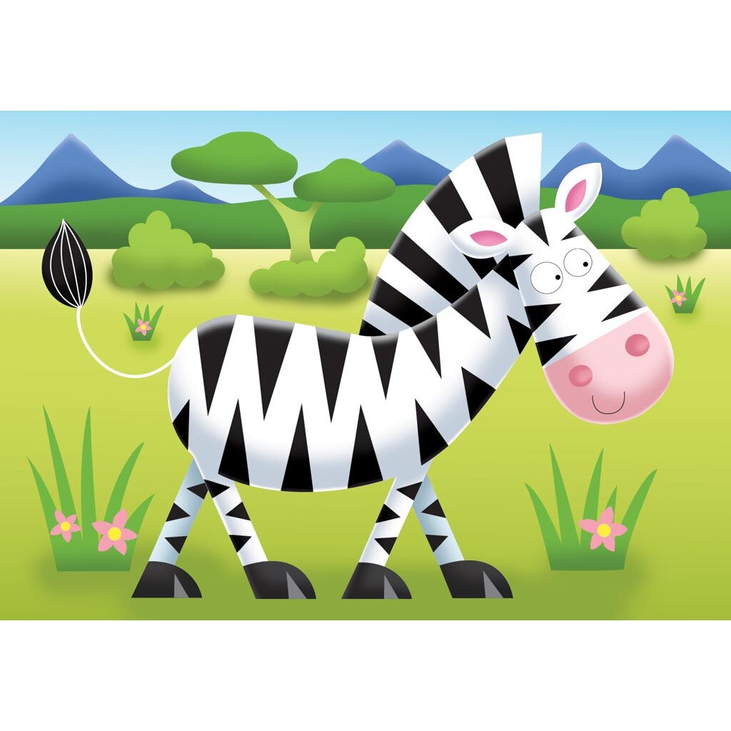 Puzzle Ravensburger - Safari, 2/3/4/5 piese (07301)