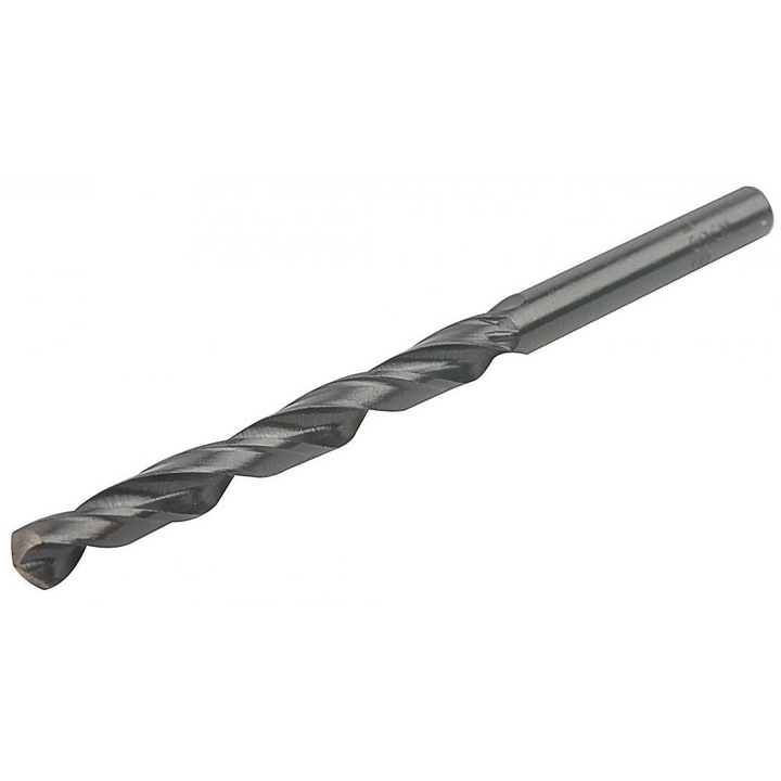 Burghiu TOLSEN HSS 3.5 mm, DIN338, lungime 70 mm, canelura 39 mm, unghi 118°, otel rapid, pentru gaurire precisa in metal, lemn si plastic