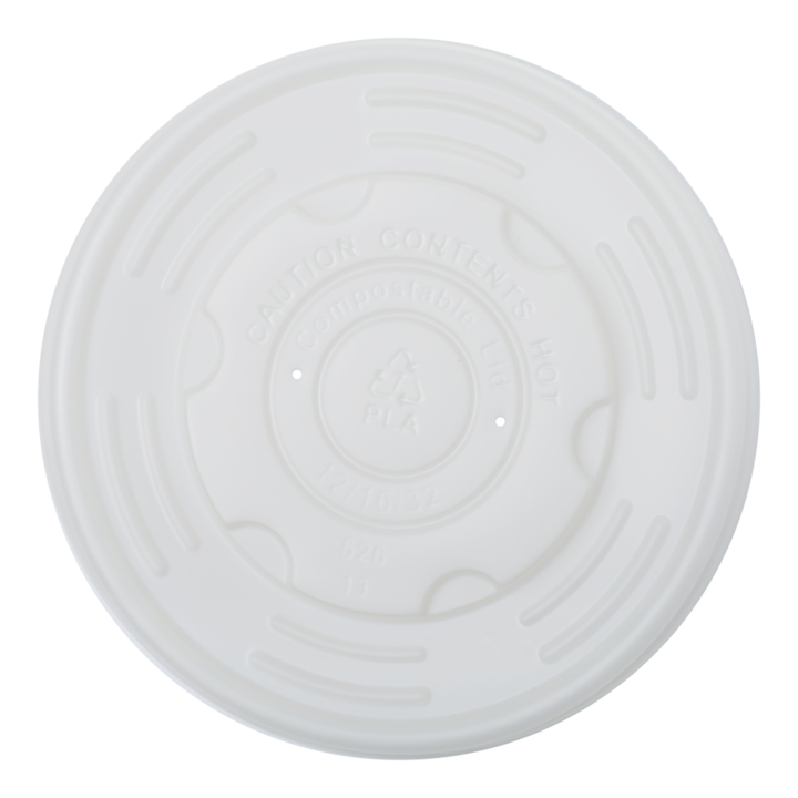 Set capace CPLA pentru bol supa de unica folosinta, 115 mm, 50 buc/set