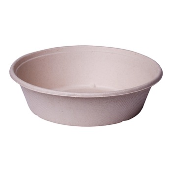 Bol salata natur de unica folosinta, 900 ml, 100% Biodegradabile si Compostabile, 125 buc/set, din trestie de zahar Bol salata natur de unica folosinta, 900 ml, 100% Biodegradabile si Compostabile, 125 buc/set, din trestie de zahar