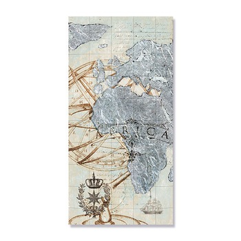 Tablou Canvas - Harta, Africa, Retro, Vintage, 40 x 100 cm Tablou Canvas - Harta, Africa, Retro, Vintage, 40 x 100 cm