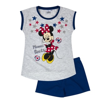 Pijama fete Disney Minnie Mouse gri/ bleumarin 8 ani, 128 cm Pijama fete Disney Minnie Mouse gri/ bleumarin 8 ani, 128 cm