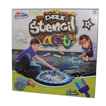 Kit creatie pentru colorat pe asfalt Kit creatie pentru colorat pe asfalt