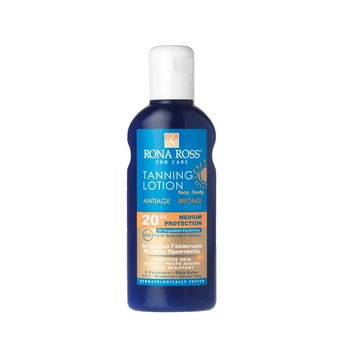 Lotiune Naturala pentru protectie solara anti-imbatranire SPF20, 160ml, Ronna Ross Lotiune Naturala pentru protectie solara anti-imbatranire SPF20, 160ml, Ronna Ross