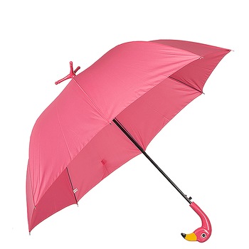 Umbrela de ploaie haioasa flamingo cu picior - 96 cm, Cadou haios Radar 61/1860 Umbrela de ploaie haioasa flamingo cu picior - 96 cm, Cadou haios Radar 61/1860