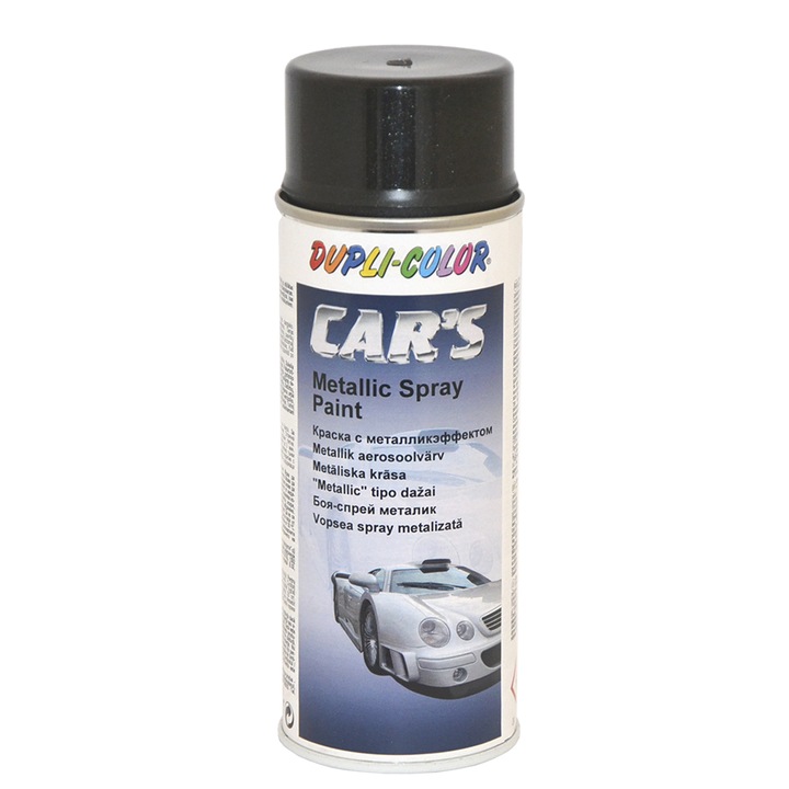 Спрей боя за автомобил Dupli-Color, 400ml, Черен металик 706875