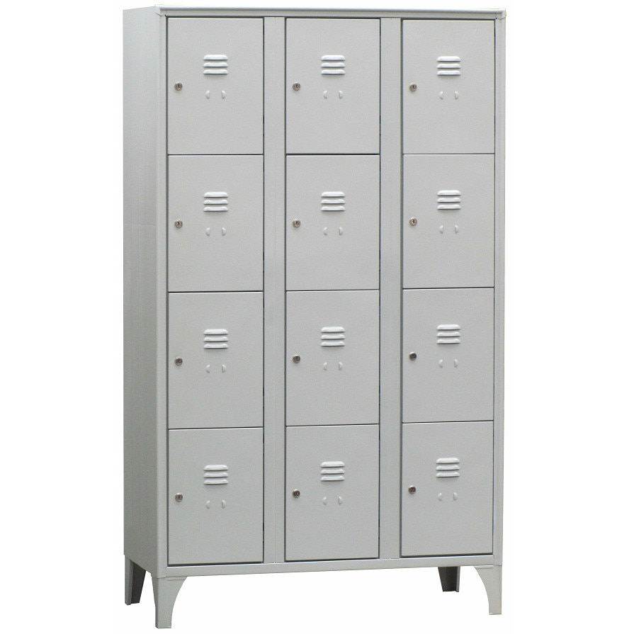 Vestiar metalic cu 12 compartimente 1050mm x 500mm x 1800mm H